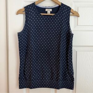 L.L.Bean Supima Cotton Blue Tank Top Women’s Size Small